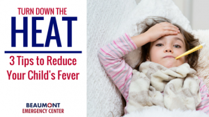 tips to reduce child's fever