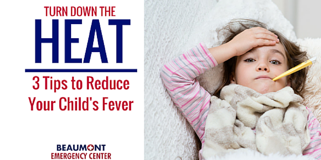 tips to reduce fever in children