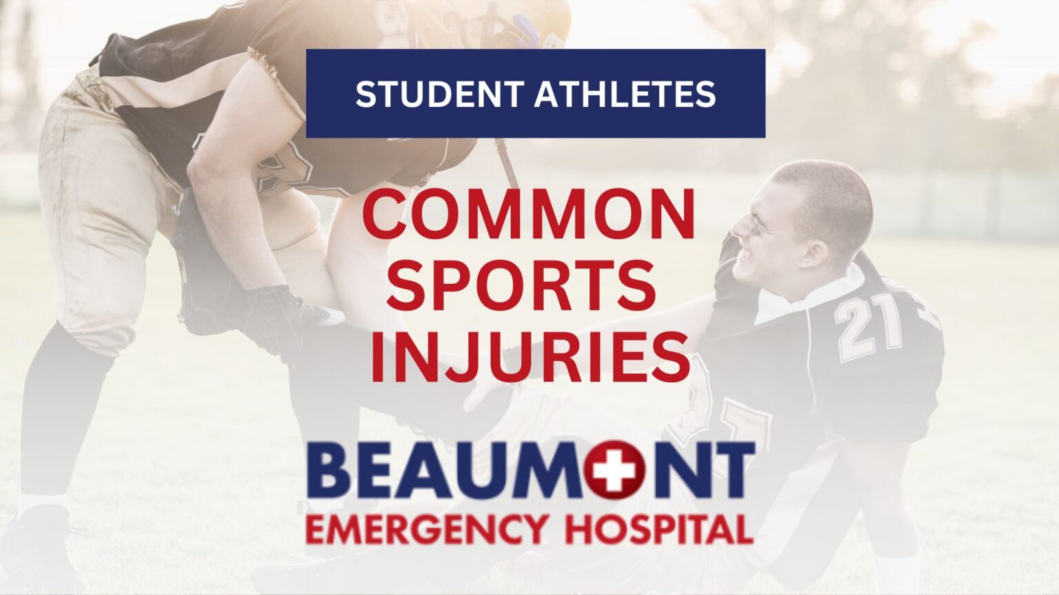 Most Common Injuries Er Common Sports Injuries for Beaumont Student Athletes - Beaumont ...