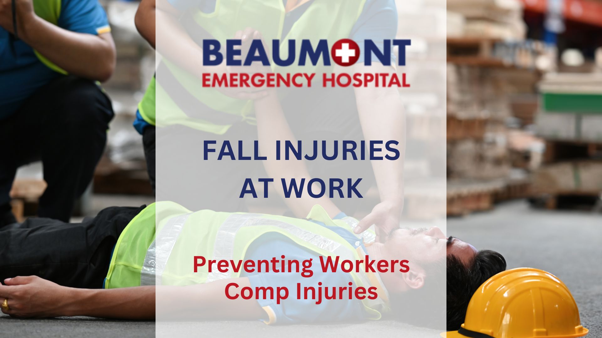 Fall Injuries at Work and How to Prevent Them