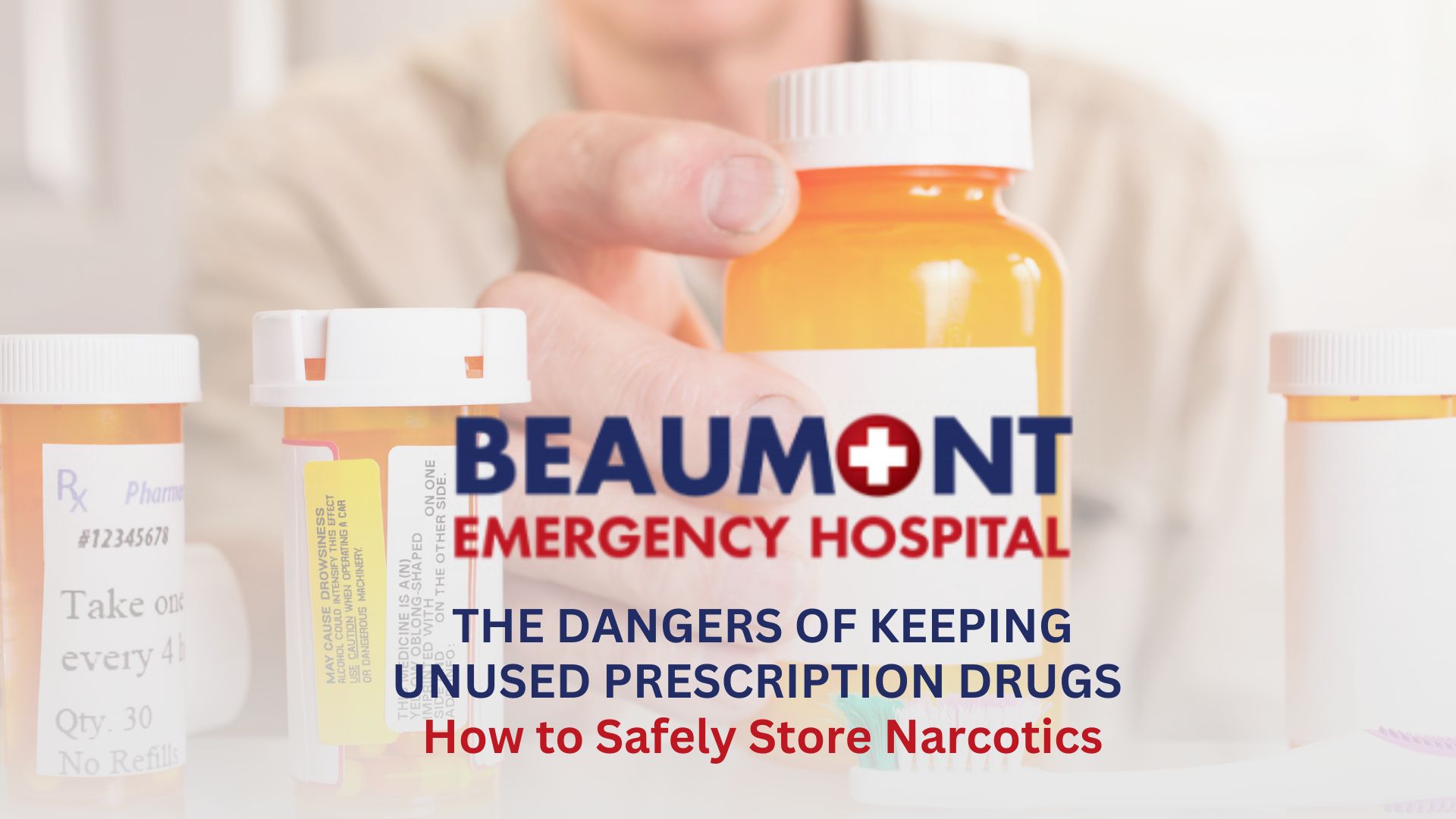 The Dangers of Keeping Unused Prescription Drugs and How to Safely Store Narcotics